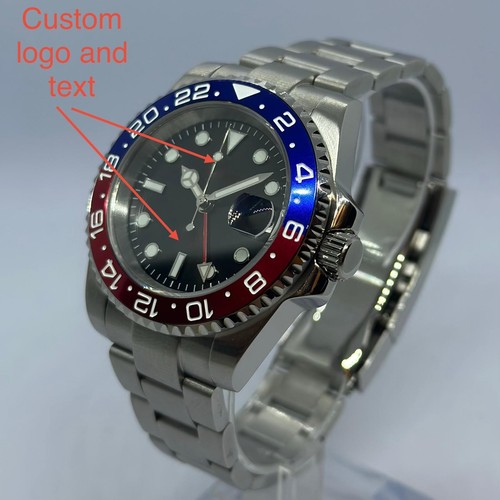 Pepsi gmt mod seiko nh34 - -, /