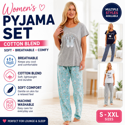 Ladies pyjamas set - ladies,