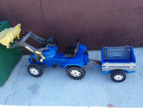 Child pedal tractor and - child's,