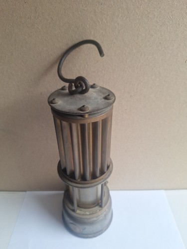 Vintage miners lamp premier - lamp,