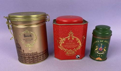 Decorative tea coffee tins - decorative,