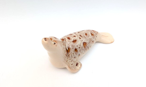 Cornish pottery seal figurine - pottery,