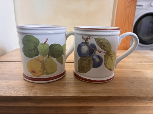 Denby mugs pear - , plum