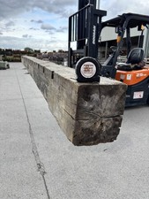 Reclaimed Huge Oak Inglenook Post Bessemer Beam 17ft 10" Long