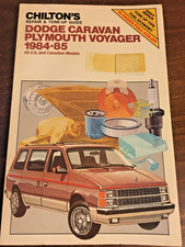 Chilton's Repair & Tune-Up Guide Dodge Caravan Plymouth Voyager 1984-1985