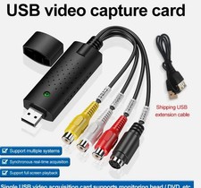 USB Video Capture Card Easy Cap VHS VCR Mini DV Hi8 DVD to Digital Converter