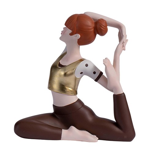 Yoga girl statue - yoga,