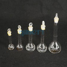 1-2000ML Lab Volumetric Flask Class A G3.3 Borosilicate Glass With Stopper