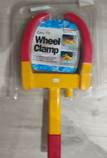 Streetwise Steel Alloy Wheel Clamp Claw Style Easy Fit Van Car Motorhome 3 Keys