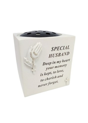 Husband memorial praying hands - memorial,