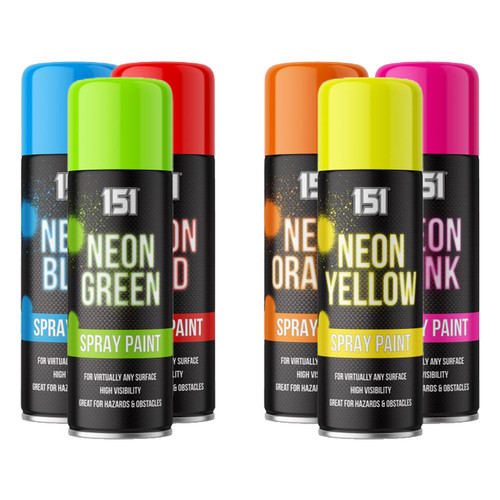 151 neon spray paint - neon,