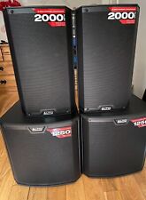 ALTO 6500 Watt Powered Pa System Inc Mixer For PUBS BARS CLUBS DJ KARAOKE