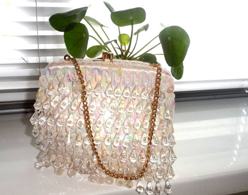 Vintage 50s ivory - 50s, beaded