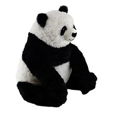 Large Panda Bear Soft Plush Toy White & Black Stuffed Teddy Kids Toy 55 cm 