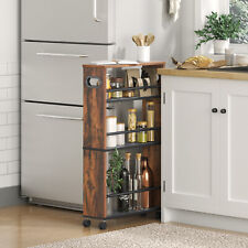 HOOBRO Storage Cart Storage Trolley Kitchen Cart Slide Out Kitchen Trolley