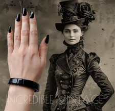 Vintage Jet Black Onyx Panel