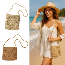 EMMA STRAW CROSSBODY BAG