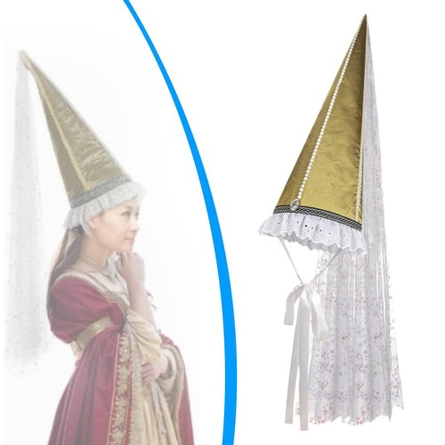 Women medieval hennin hat - women,