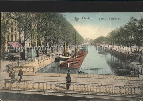 Charleroi wallonia canal - wallonia, de