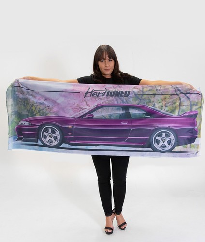 Skyline r33 gtr workshop flag - skyline,