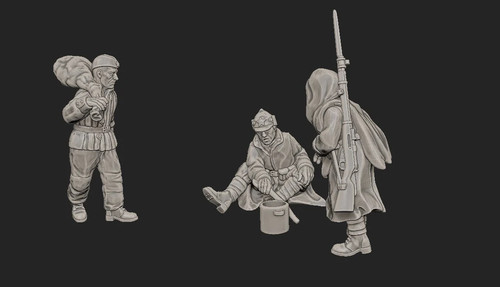 Wwii soviet resting soldiers - wwii,