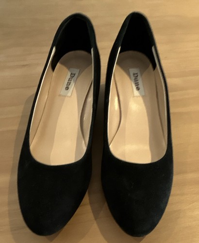 Dune women black suede - black,