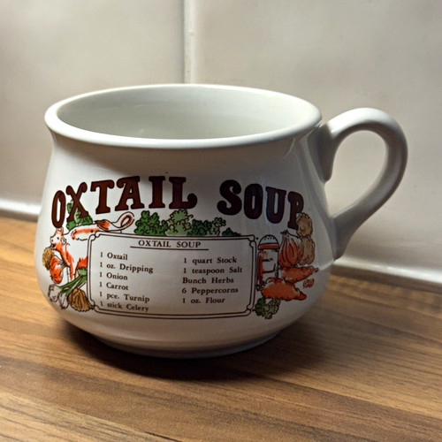 Oxtail soup recipe mug - mug, cup