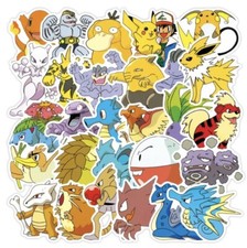 50 POKÉMON STICKERS BRAND NEW