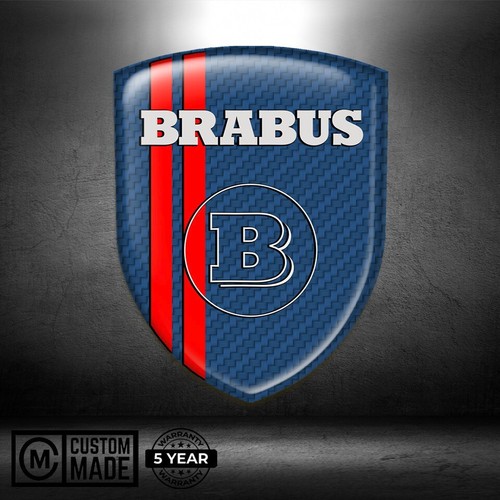 Brabus sticker fender badge - brabus,