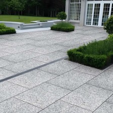 Silver Grey Granite Paving
