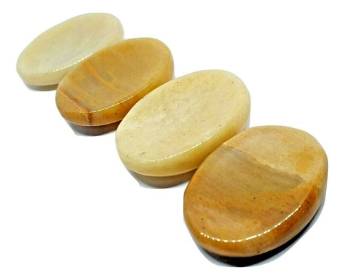 Yellow jade worry - jade, stone