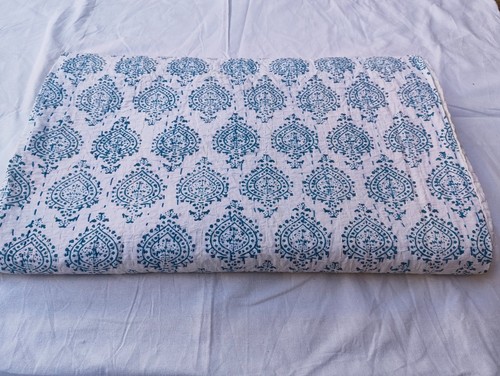 Floral print kantha - print, bedspread