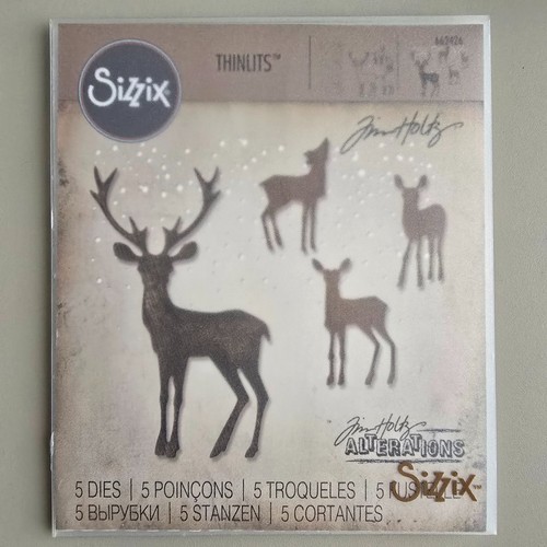 Sizzix thinlits tim - thinlits, holtz