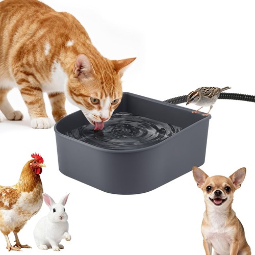 Heated water bowl for cats - for,