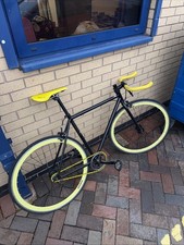 Mango Bikes Fixie / Single Speed – Flip-Flop Hub – Black & Yellow – Sold as Seen