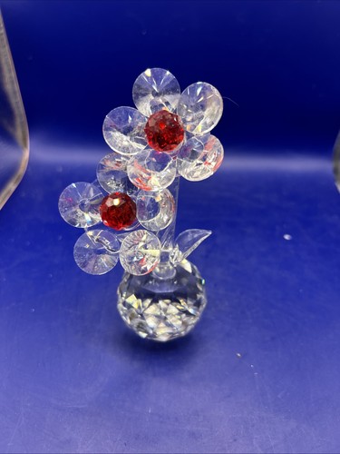Star crystal double red - star,