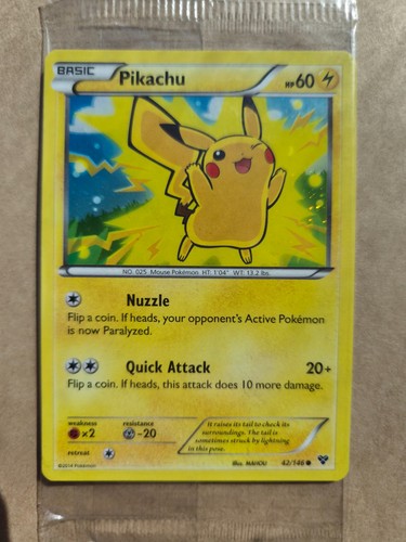 Pikachu 2014 promo sealed - promo,
