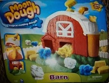 Moon dough big barn - with animals: sheep, horse, chicken and cow