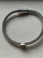 Authentic Links Of London Sterling Silver Stardust pave magnetic clasp Bracelet