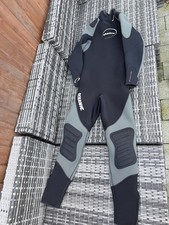 Oceanic Shadow Titanium full length Black Wetsuit M/L
