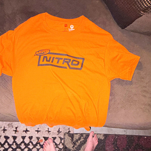 Hanes tagless men orange - m,