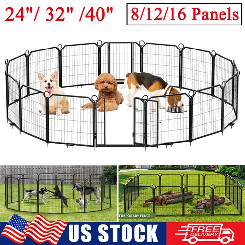 Dog playpen kennel - 24"/32"/40",