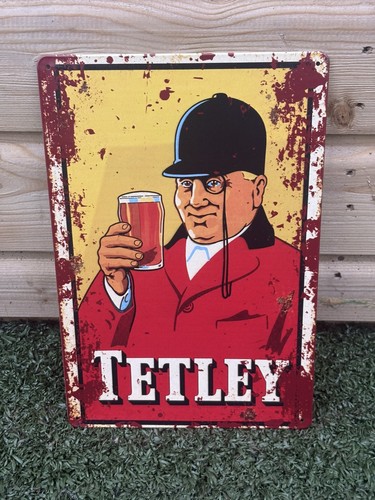 Tetley beer steel sign 8 - x,