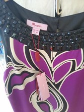 VTG Monsoon Womens Silk Dress