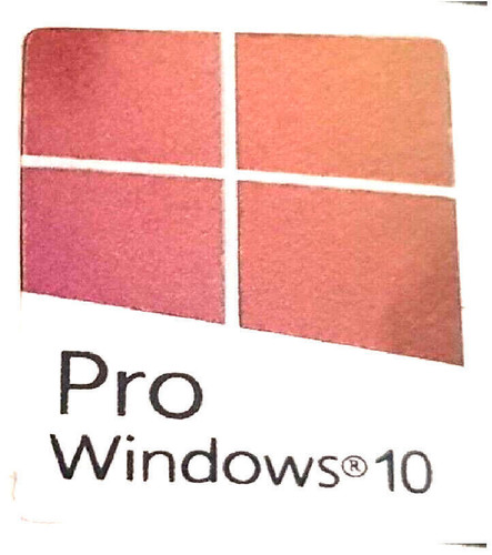 Windows pro sticker decal - 10,