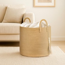 Laundry basket wicker - wicker,