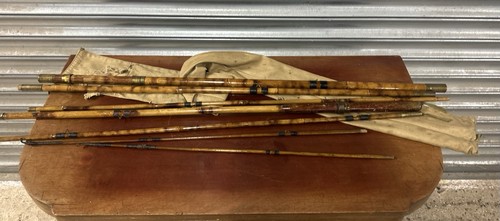 Antique split cane bamboo - cane,