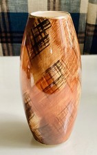 Stylish Old Court Mid Century Modern Vase Hand Painted Jazz Abstract Gilded