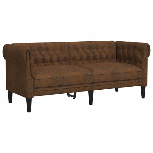 Sofa brown polyester - sofa,