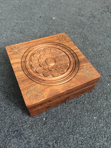 Vintage wooden inlaid - vintage,